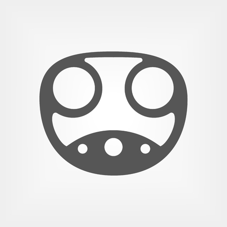 USA standard of ev charger. Connector outline iconのイラスト素材