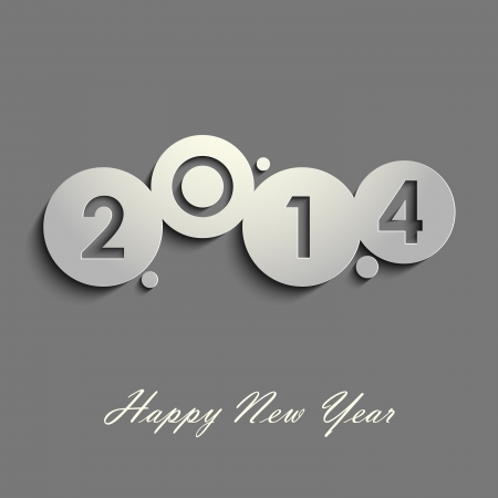 Abstract gray New Years wishes vector eps 10のイラスト素材