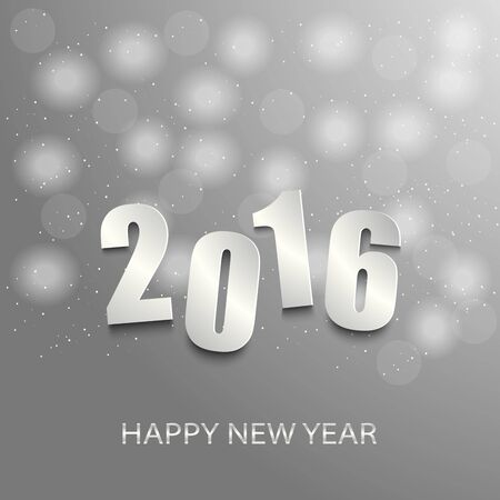 New Year card with abstract circles background vector eps 10のイラスト素材