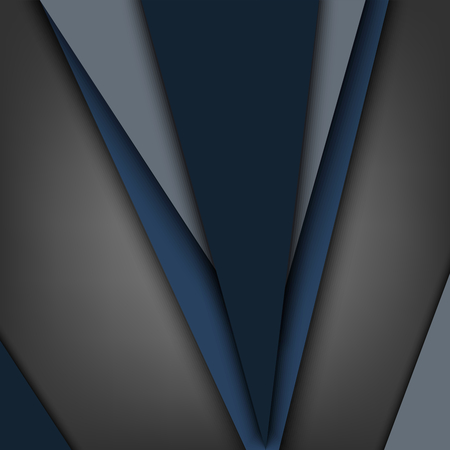 Abstract background with different blue triangles templateのイラスト素材