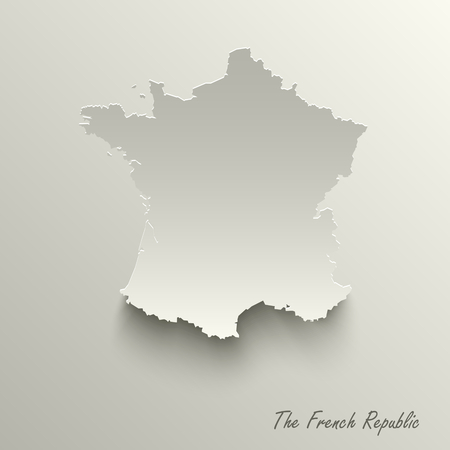 Abstract design map the French Republic template vector eps 10のイラスト素材