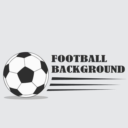 Football  with balloon in black white designのイラスト素材