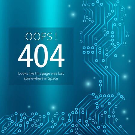 Page not found error in blue design vector eps 10のイラスト素材