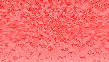 Figure of the red sparks simulating raging blood, in the form of explosion. It can be used as a...