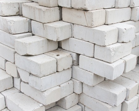 Heap from a beaten silicate brickの写真素材