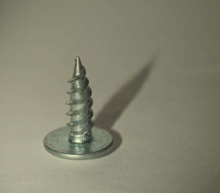 The zinced screw close upの写真素材