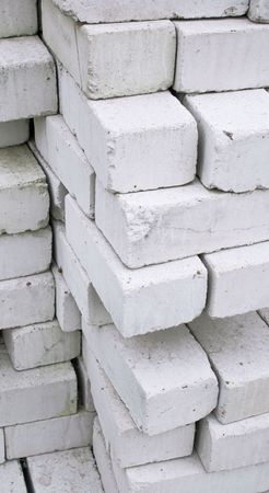 Heap from a beaten silicate brickの写真素材