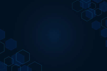 vector sci fi hexagonal futuristic pattern, innovation future technology background,のイラスト素材
