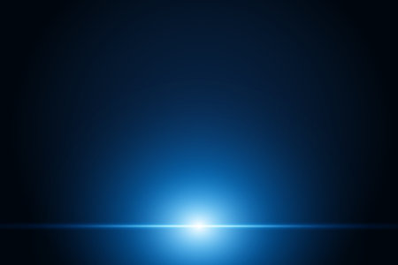 Vector futuristic technology background ,blue flare.のイラスト素材