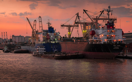 Vessel at port
