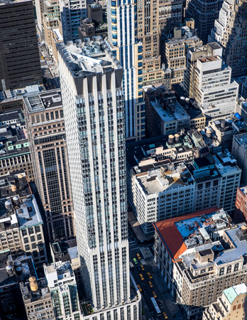 New York City impression from aboveの写真素材