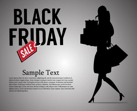 Black Friday sale banner design.のイラスト素材