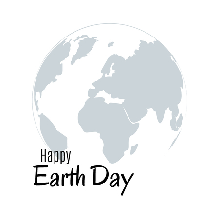 Earth day logo design. World environment day. Ecology concept. Vector Illustration.のイラスト素材