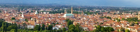 Panorama of Vicenza, Italiの写真素材