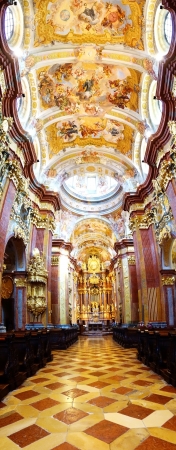 St  Peter and Paul Church in Melk Abbey, Austriaのeditorial素材