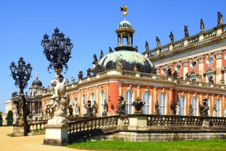 landscape with Sanssouci palace in Potsdam, Germany.のeditorial素材