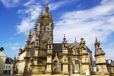 Parish church Closes in Saint-Thegonnec. Brittany in Franceの写真素材