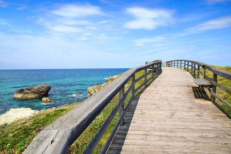 Beach of the Cathedrals in Ribadeo, Galicia, Spainの写真素材