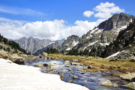 Aiguestortes and Estany de Sant Maurici National Park, Spainの写真素材