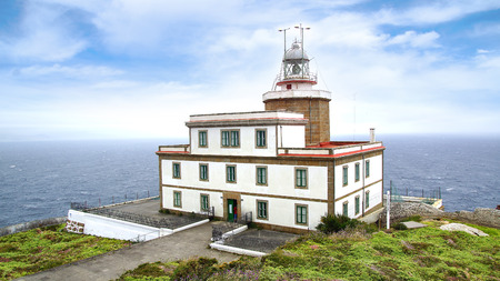 The Faro de Finisterre -Lighthouse of Finisterre, Galicia, Spain.の写真素材