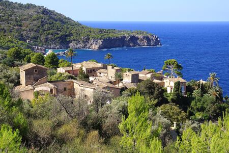 The old town vintage architecture in Llucalcari, Mallorca, Spain.の写真素材