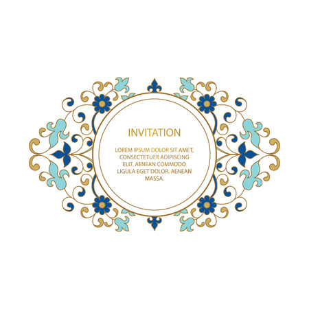 Vector decorative frame.のイラスト素材