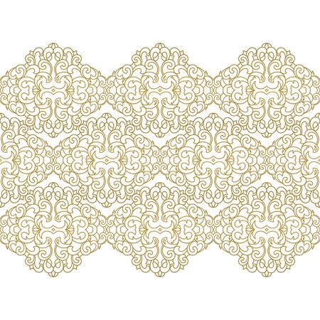 Vector seamless borderのイラスト素材