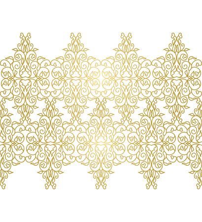 Vector seamless border.のイラスト素材