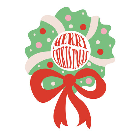 Christmas background with decorative design elements.のイラスト素材