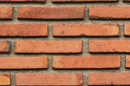 Red brick wall texture backgroundの写真素材