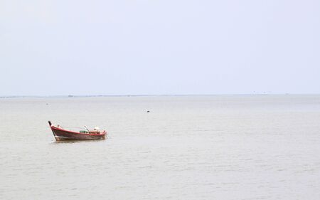 Long boat fishing in sea, Fishing boatの写真素材