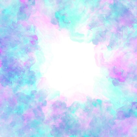 Abstract beautiful Colorful watercolor  painting  background, Colorful brush backgroundの写真素材