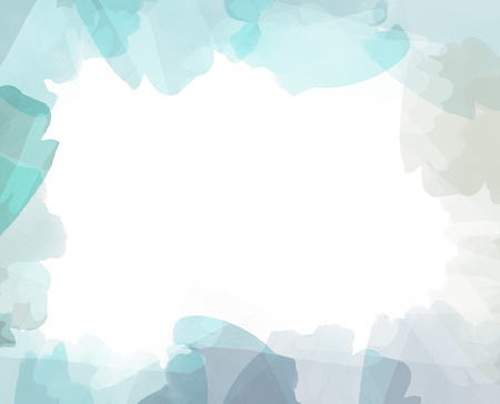 Abstract colorful on watercolor painting illustration background.の写真素材
