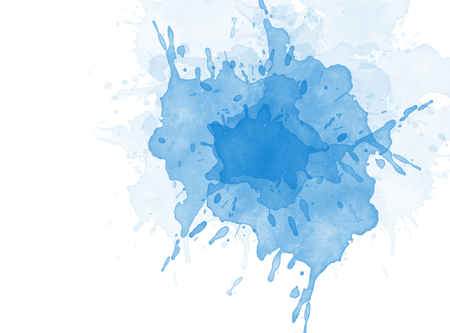 Abstract beautiful Colorful shape watercolor illustration painting background and backdrop.の写真素材