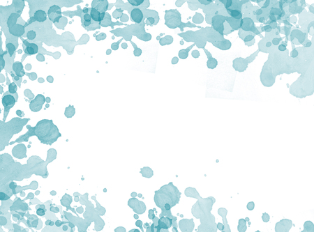 Abstract beautiful Colorful shape watercolor illustration painting background and backdrop.の写真素材
