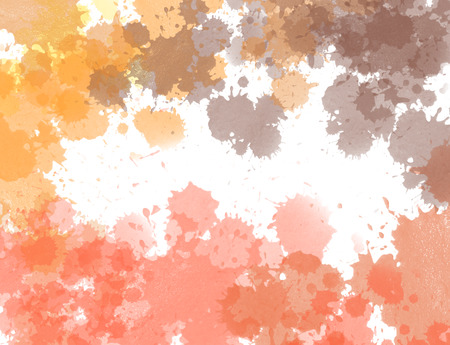 Abstract beautiful Colorful shape watercolor illustration painting background and backdrop.の写真素材