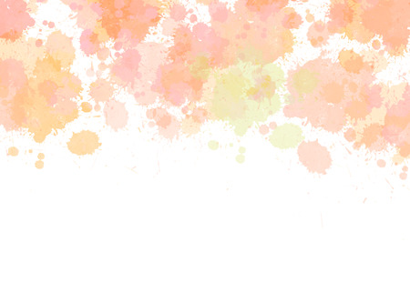 Abstract beautiful Colorful shape watercolor illustration painting background and backdrop.の写真素材