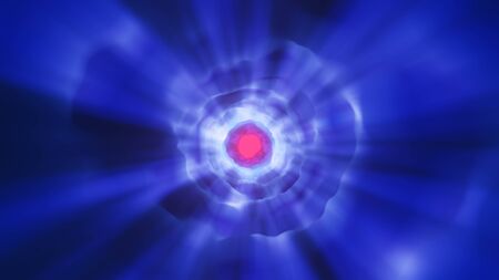 Abstract colorful shape 3d rendering, 3d illustration for texture background.の写真素材