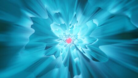 Abstract colorful shape 3d rendering, 3d illustration for texture background.の写真素材