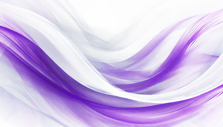 White and purple background, Subtle abstract background, blurred patterns on digital art concept, Generative AI.の素材