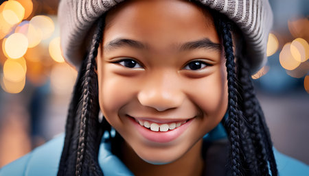 Hyper detailed, hyper realistic portrait of a Asia girl on her head ,real people on Generative AI.の素材