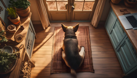 on digital art concept, Generative AI.の素材