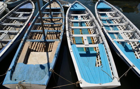 Old wooden boats