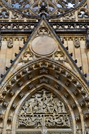 Saint Vitus Cathedral in Pragueの写真素材