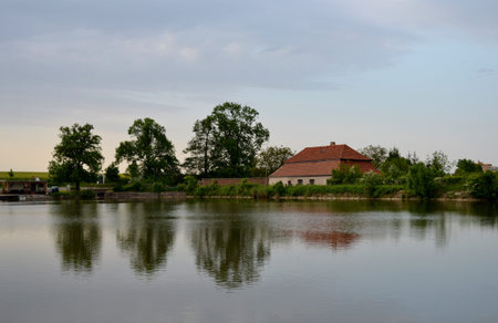 A watermill in Czech Republic の写真素材