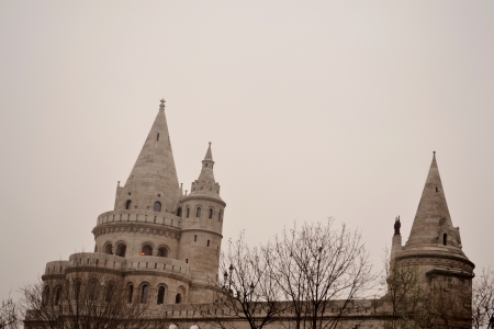 Fisherman s bastion in Budapestのeditorial素材