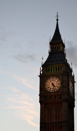Big Ben and blue sky