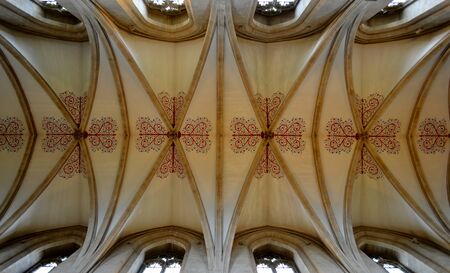 Interior of Wells Cathedralのeditorial素材