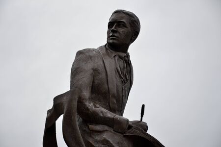 Sculpture from Cardiff bayのeditorial素材