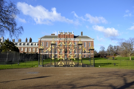 Architecture from Kensighton palace and skyのeditorial素材